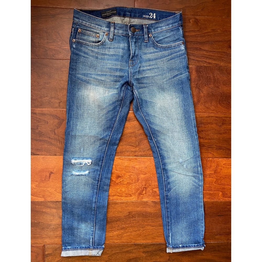 J. Crew slim broken-in boyfriend jeans 24